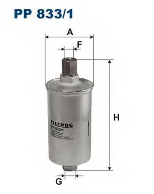 Фильтр топливный FILTRON PP833/1 - изображение