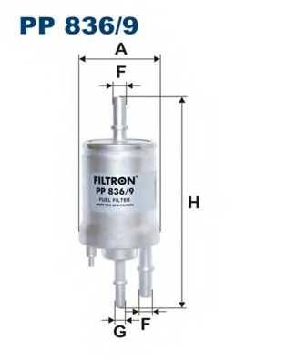 Фильтр топливный FILTRON PP836/9 - изображение