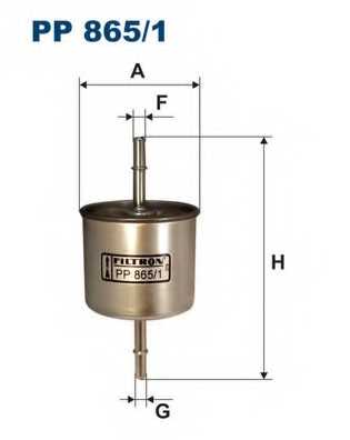 Фильтр топливный FILTRON PP865/1 - изображение