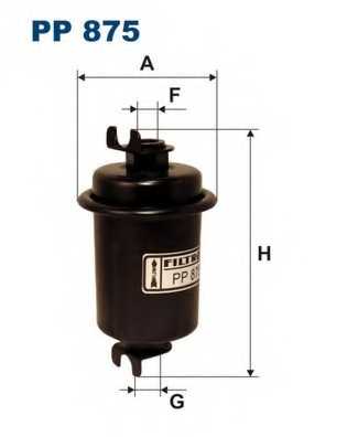 Фильтр топливный FILTRON PP875 - изображение