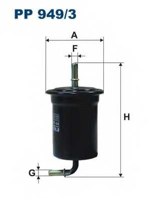 Фильтр топливный FILTRON PP949/3 - изображение