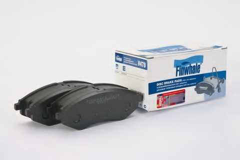 Колодки тормозные дисковые <b>FINWHALE V478</b> - изображение Колодки тормозные дисковые <b>FINWHALE V478</b> - изображение