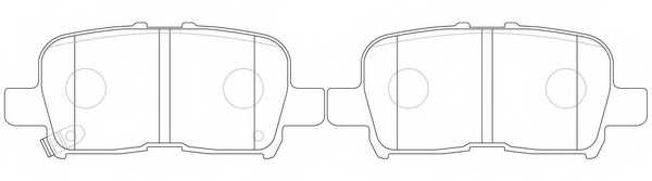 Колодки тормозные дисковые задний <b>FIT FP0865</b> - изображение Колодки тормозные дисковые задний <b>FIT FP0865</b> - изображение