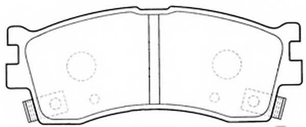 Колодки тормозные дисковые <b>FIT FP0889</b> - изображение