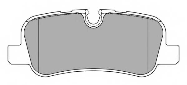 Колодки тормозные дисковые для LAND ROVER DISCOVERY(LA,LA#,TAA), RANGE ROVER(LM,LS) <b>FREMAX FBP-1567</b> - изображение
