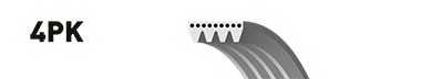 Поликлиновой ремень GATES 4PK1755 - изображение