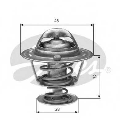 Снят, замена TH32576G1 термостат <b>GATES TH32576</b> - изображение