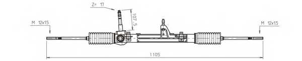 Рул.рейка без г/у Fiat Bravo/Brava 1.4i 12V 04/97 N <b>GENERAL RICAMBI FI4101</b> - изображение Рул.рейка без г/у Fiat Bravo/Brava 1.4i 12V 04/97 N <b>GENERAL RICAMBI FI4101</b> - изображение