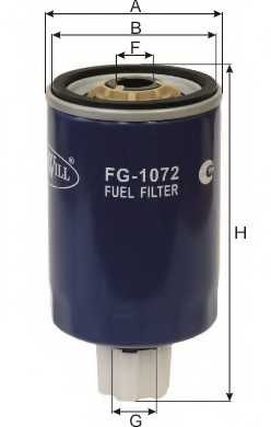 Фильтр топливный GOODWILL FG 1072 - изображение