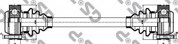 Приводной вал GSP GDS85001 / 205001 - изображение Приводной вал GSP GDS85001 / 205001 - изображение