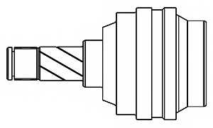 Шарнирный комплект приводного вала GSP GCI44001 / 644001 - изображение