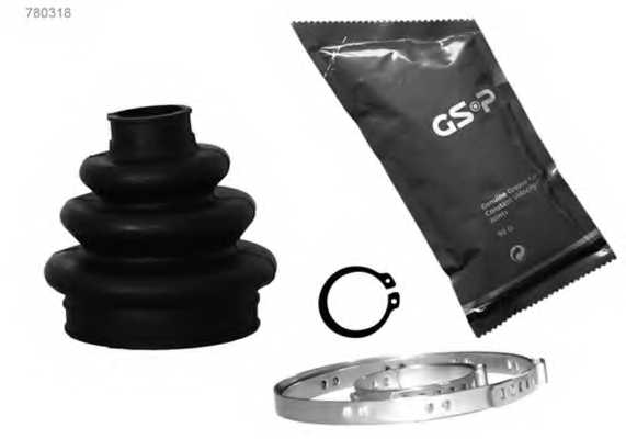 Монтажный комплект, сильфон приводного вала GSP GBK80318 / 780318 - изображение