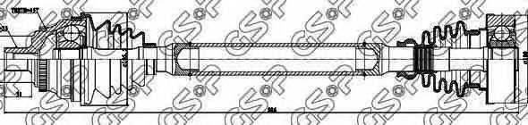 Приводной вал GSP GDS83003 / 203003 - изображение