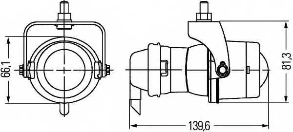 Комплект противотуманных фар HELLA Micro DE / 1NL 008 090-821 - изображение 1