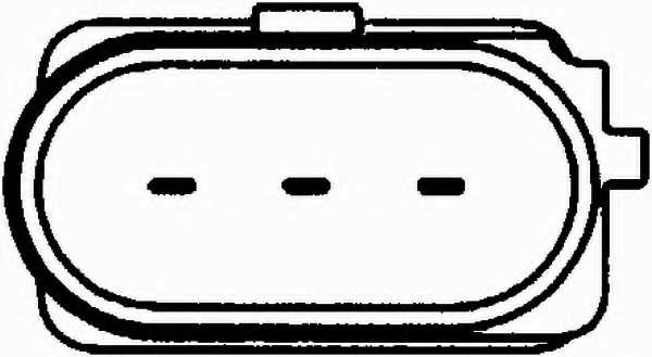 Датчик импульсов HELLA 066233 / 6PU 009 146-251 - изображение 1