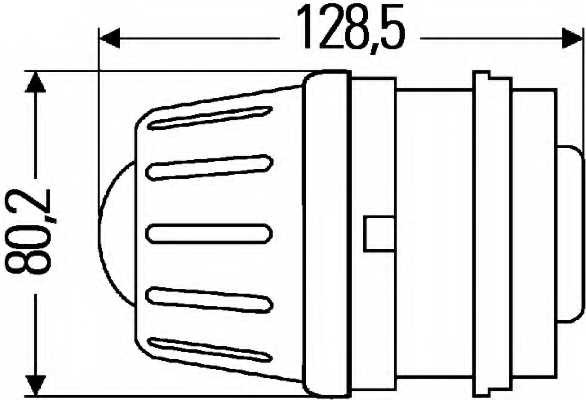 Основная фара HELLA 50 mm Premium / 1BL 009 071-007 - изображение 1