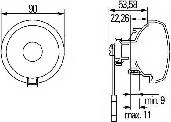 Задние фонари HELLA E4 10215 / 2SA 965 039-007 - изображение 1