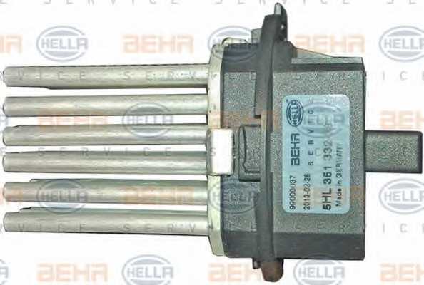 Регулятор вентилятора салона HELLA 5HL 351 332-381 - изображение