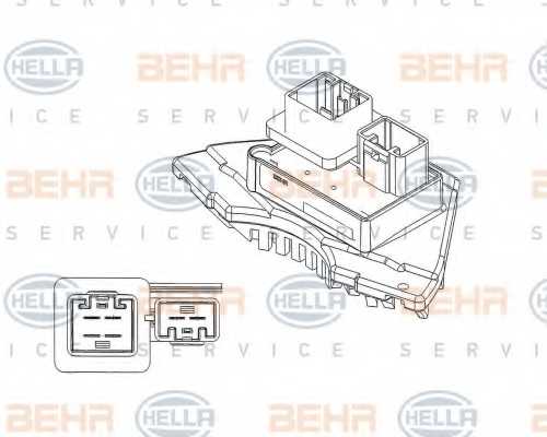 Регулятор вентилятора салона HELLA 5HL 351 321-231 - изображение