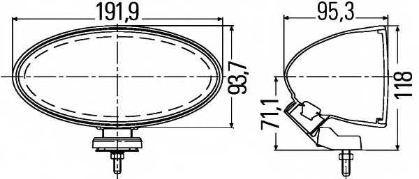 Противотуманная фара HELLA Comet FF 300 / 1NB 007 892-041 - изображение Противотуманная фара HELLA Comet FF 300 / 1NB 007 892-041 - изображение