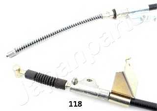 Трос стояночной тормозной системы JAPANPARTS BC-118 - изображение 1