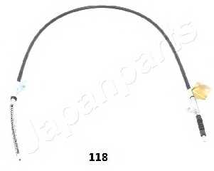 Трос стояночной тормозной системы JAPANPARTS BC-118 - изображение