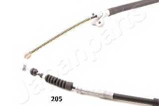 Трос стояночной тормозной системы JAPANPARTS BC-205 - изображение 1