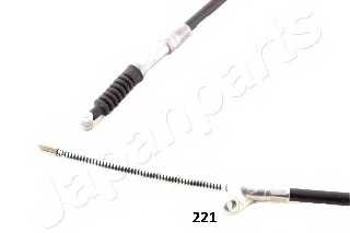 Трос стояночной тормозной системы JAPANPARTS BC-221 - изображение 1