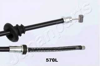 Трос стояночной тормозной системы JAPANPARTS BC-570L - изображение 1