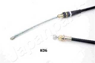 Трос стояночной тормозной системы JAPANPARTS BC-K06 - изображение 1