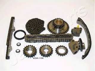 Цепь привода распредвала, комплект <b>JAPANPARTS KDK-104</b> - изображение