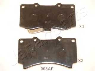 Колодки тормозные дисковые передний для HUMMER HUMMER H3 <b>JAPANPARTS PA-008AF</b> - изображение