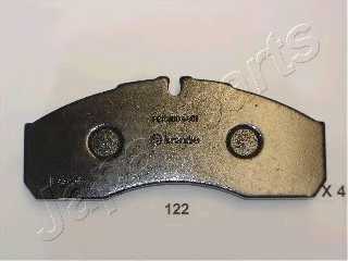 Колодки тормозные дисковые передний для NISSAN ATLEON <b>JAPANPARTS PA-122AF</b> - изображение
