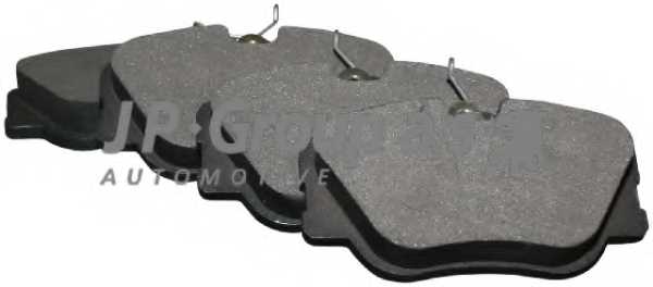 Колодки тормозные дисковые передний для MERCEDES (W124), 190(W201), COUPE(C124), E(A124,C124,S124,W124), KOMBI(S124) <b>JP GRO Колодки тормозные дисковые передний для MERCEDES (W124), 190(W201), COUPE(C124), E(A124,C124,S124,W124), KOMBI(S124) <b>JP GROUP 1363600110</b> - изображение