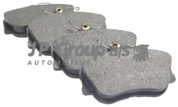 Колодки тормозные дисковые передний для MERCEDES C(S202,W202) <b>JP GROUP 1363600410</b> - изображение Колодки тормозные дисковые передний для MERCEDES C(S202,W202) <b>JP GROUP 1363600410</b> - изображение