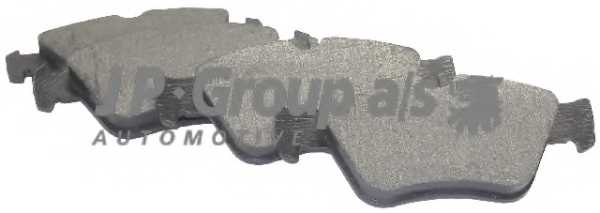 Колодки тормозные дисковые передний для MERCEDES C(S202,W202), CLK(A208,C208), E(S210,W210), SLK(R170) <b>JP GROUP 1363600910< Колодки тормозные дисковые передний для MERCEDES C(S202,W202), CLK(A208,C208), E(S210,W210), SLK(R170) <b>JP GROUP 1363600910</b> - изображение