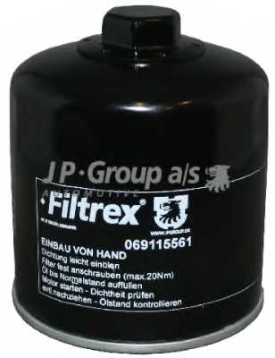 Фильтр масляный JP GROUP 1118502000 - изображение