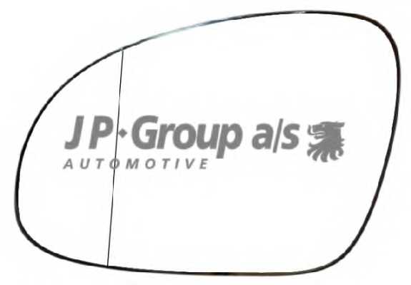 Зеркальное стекло наружнего зеркала JP GROUP 1189304570 - изображение