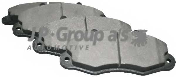 Колодки тормозные дисковые передний для FORD TRANSIT TOURNEO, TRANSIT(E# #) <b>JP GROUP 1563600510</b> - изображение