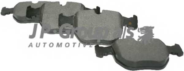 Колодки тормозные дисковые передний для BMW 5(E39), 7(E38), X3(E83), X5(E53) <b>JP GROUP 1463600810</b> - изображение