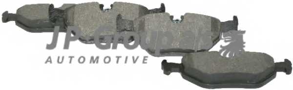Колодки тормозные дисковые задний для BMW 5(E39) <b>JP GROUP 1463700310</b> - изображение
