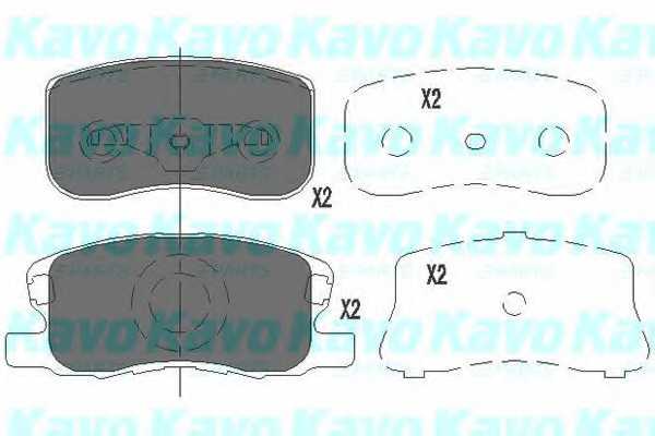 Колодки тормозные дисковые для MITSUBISHI COLT(Z2#A,Z3#A) <b>KAVO PARTS KBP-5534</b> - изображение Колодки тормозные дисковые для MITSUBISHI COLT(Z2#A,Z3#A) <b>KAVO PARTS KBP-5534</b> - изображение
