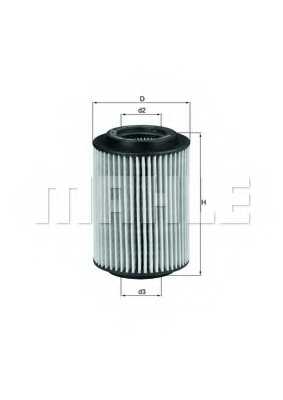 Фильтр масляный KNECHT 70326643 / OX 347D - изображение