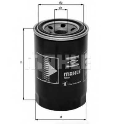 Фильтр масляный KNECHT 70532126 / OC 217/6 - изображение 1