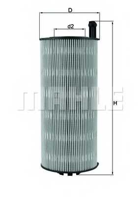 Фильтр масляный KNECHT 72348836 / OX 423/9D - изображение