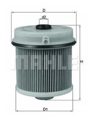 Фильтр топливный KNECHT 72383553 / KX 445D - изображение