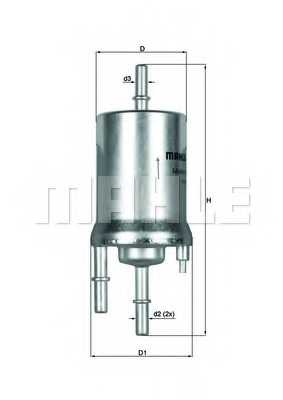 Фильтр топливный KNECHT 76832976 / KL 156/1 - изображение