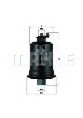 Фильтр топливный KNECHT 79631557 / KL 132 - изображение