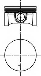 Поршень KOLBENSCHMIDT 40388610 - изображение