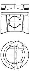 Поршень KOLBENSCHMIDT 94394600 - изображение